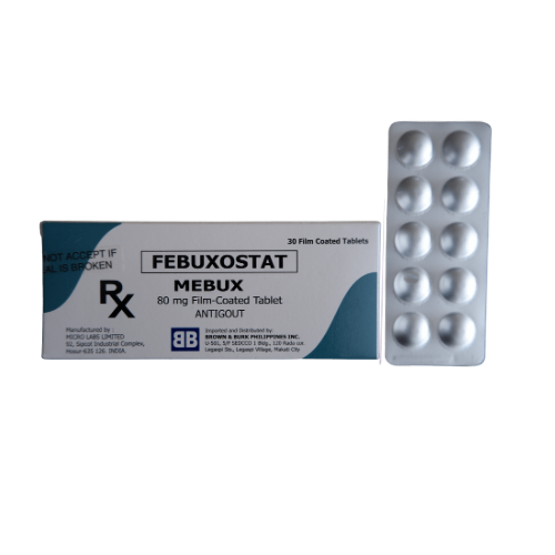 Febuxostat 80mg Tablet x 30s Monthly Dose