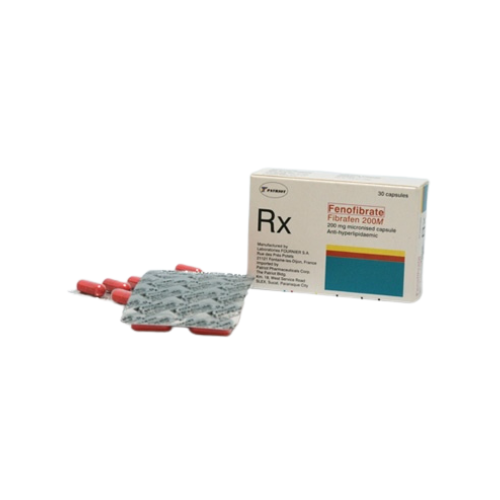 FIBRAFEN ( Fenofibrate ) 200mg Capsule x 1 – XalMeds