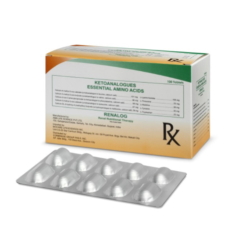 RENALOG Ketoanalogues + Essential Amino Acids Tablet x 1