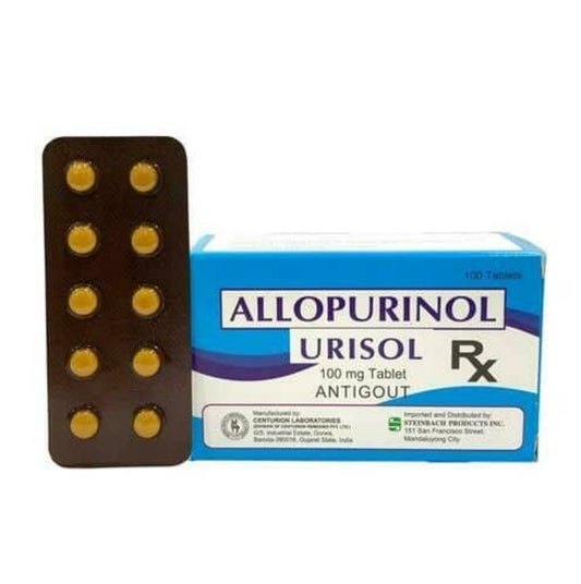 Allopurinol 100mg Tablet x 30s Monthly Maintenance Dose