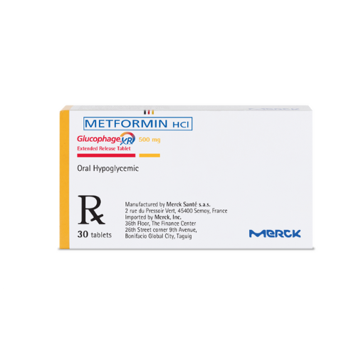 Metformin Script GLUCOPHAGE Metformin 500mg Tablet x 1 – XalMeds