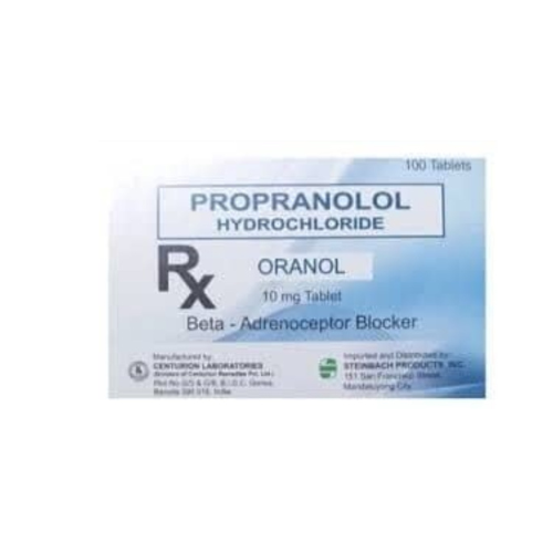 Propranolol 10mg Tablet x 30 Monthly Maintenance Dose