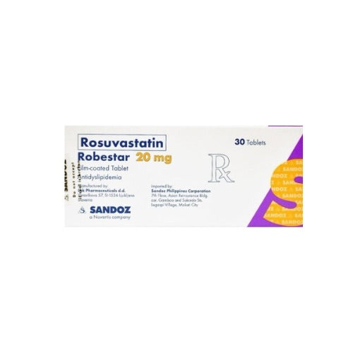 ROBESTAR  Rosuvastatin 20mg Tablet x 1
