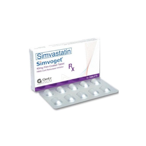 SIMVOGET Simvastatin 40mg Tablet x 1