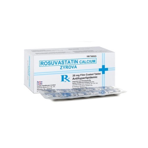 ZYROVA  Rosuvastatin 20mg Tablet x 1