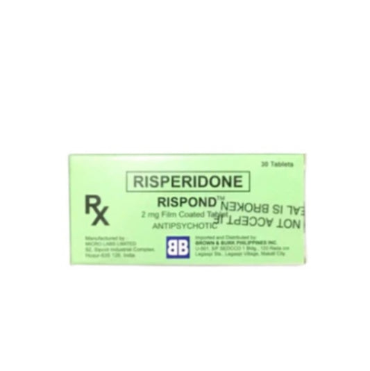 RISPERDAL Risperidone 2mg Tablet x 1