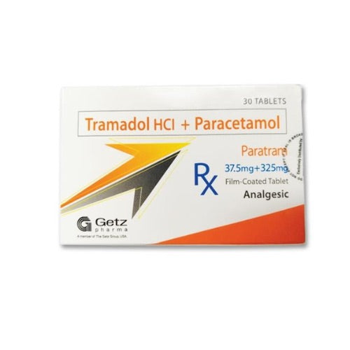 PARATRAM ( Paracetamol + Tramadol ) 325mg/37.5mg Tablet x 1