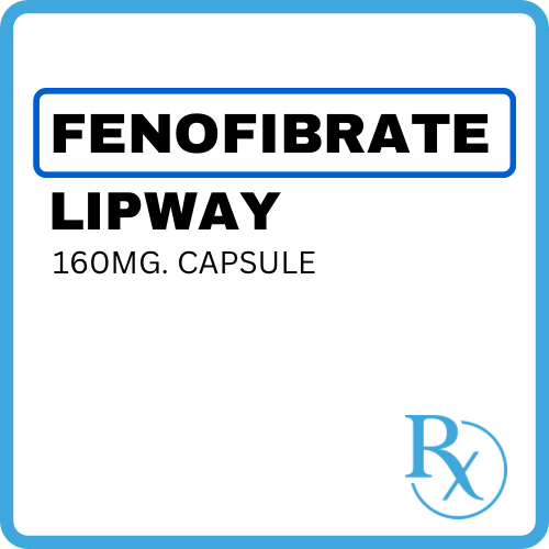 LIPWAY ( Fenofibrate )  160mg Capsule x 1