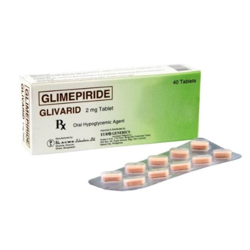 Glimeperide 2mg Tablet x 30s Monthly Maintenance Dose
