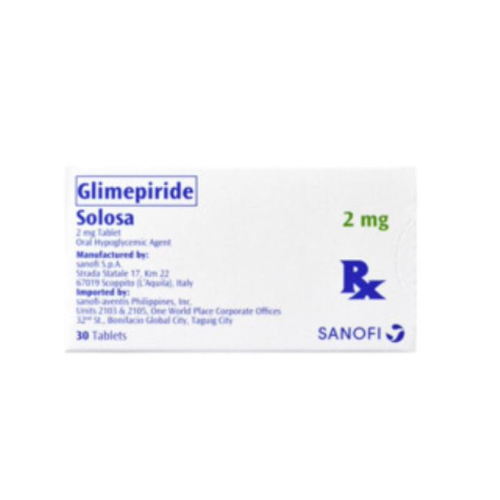SOLOSA Glimeperide 2mg Tablet x 1