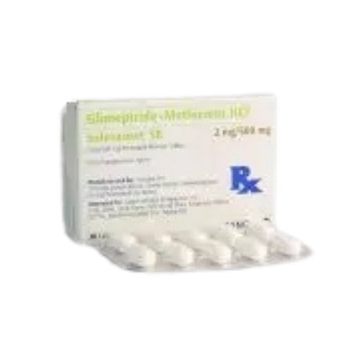 SOLOSAMET ( Glimeperide + Metformin ) 2mg/500mg Tablet x 1