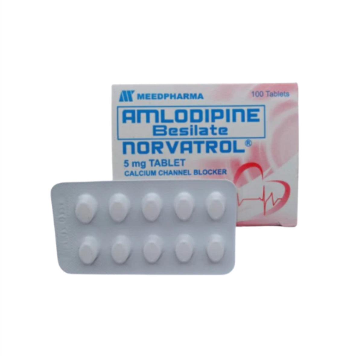 Amvasc (Amlodipine) 5mg. Tablet x 1 - XalMeds