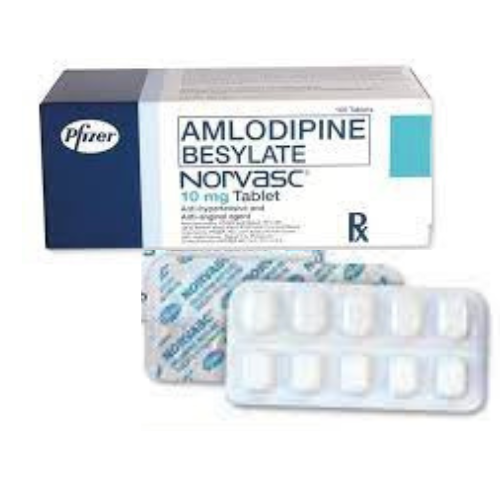 Norvasc (Amlodipine) 10mg. Tablet x 1 – XalMeds