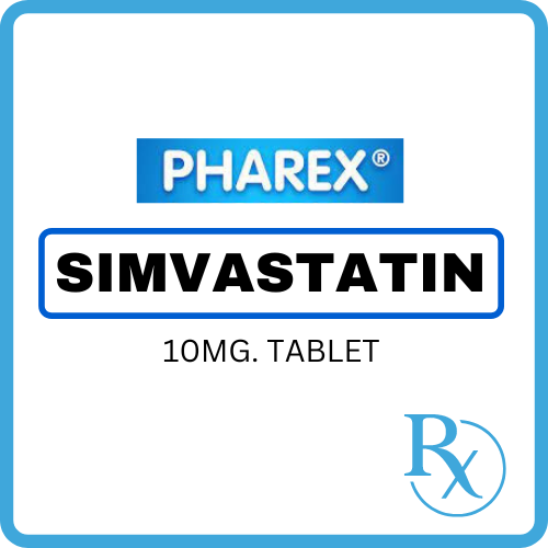 PHAREX Simvastatin 10Mg Tablet x 1