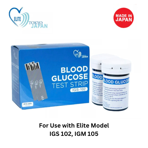 Elite Glucose Test Strips x 50 with Free 50 Lancets