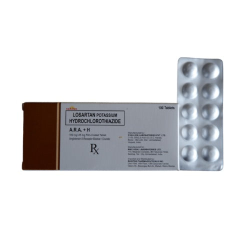 Arbloc Plus (Losartan + Hydrochlorothiazide) 100mg/25mg Tablet x 1 - XalMeds