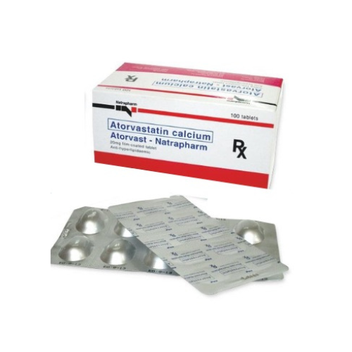 ATORVAST -  NATRAPHARM (Atorvastatin) 20mg.Tablet x 1