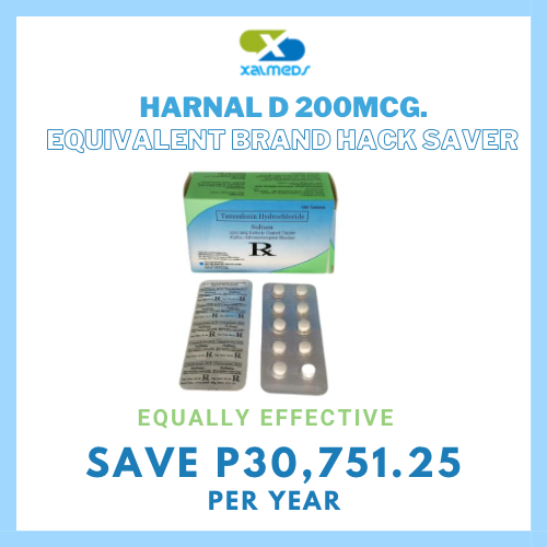 HARNAL D (Tamsulosin) 200mcg Tablet x 1