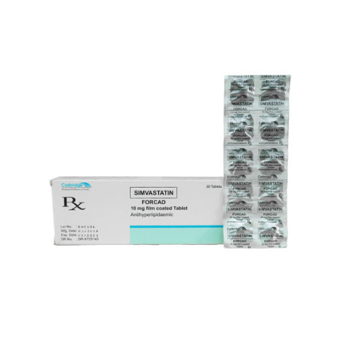 FORCAD Simvastatin 10Mg Tablet x 1