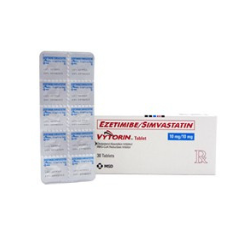 VYTORIN Ezetimibe + Simvastatin 10mg/10mg Tablet x 1 – XalMeds