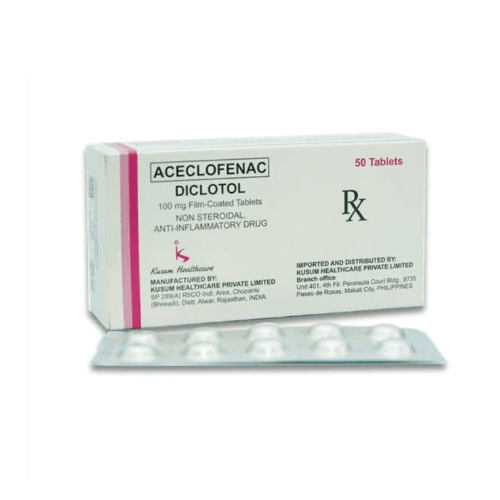 Aceclofenac 100mg Tablet x 1 - XalMeds