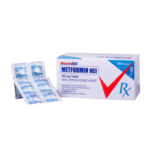 RITEMED  Metformin 500mg Tablet x 1