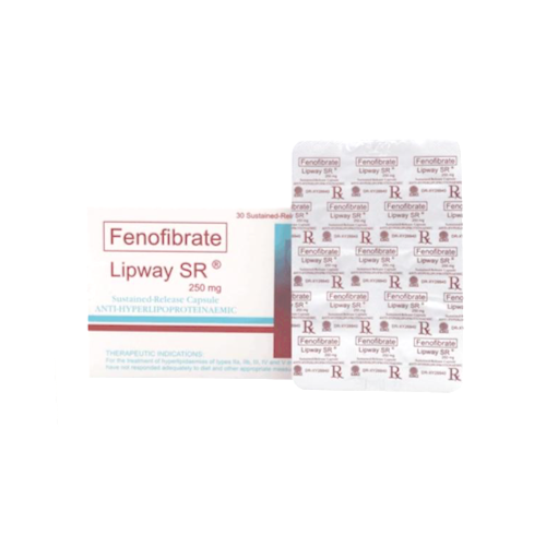 LIPWAY SR ( Fenofibrate )  250mg Capsule x 1