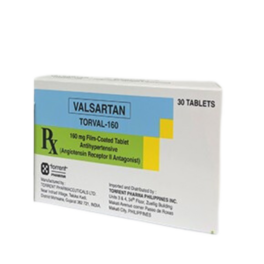 TORVAL Valsartan 160mg. Tablet x 1