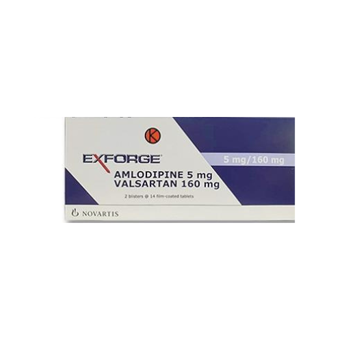 Exforge (Amlodipine + Valsartan) 5mg./160mg. Tablet x 1