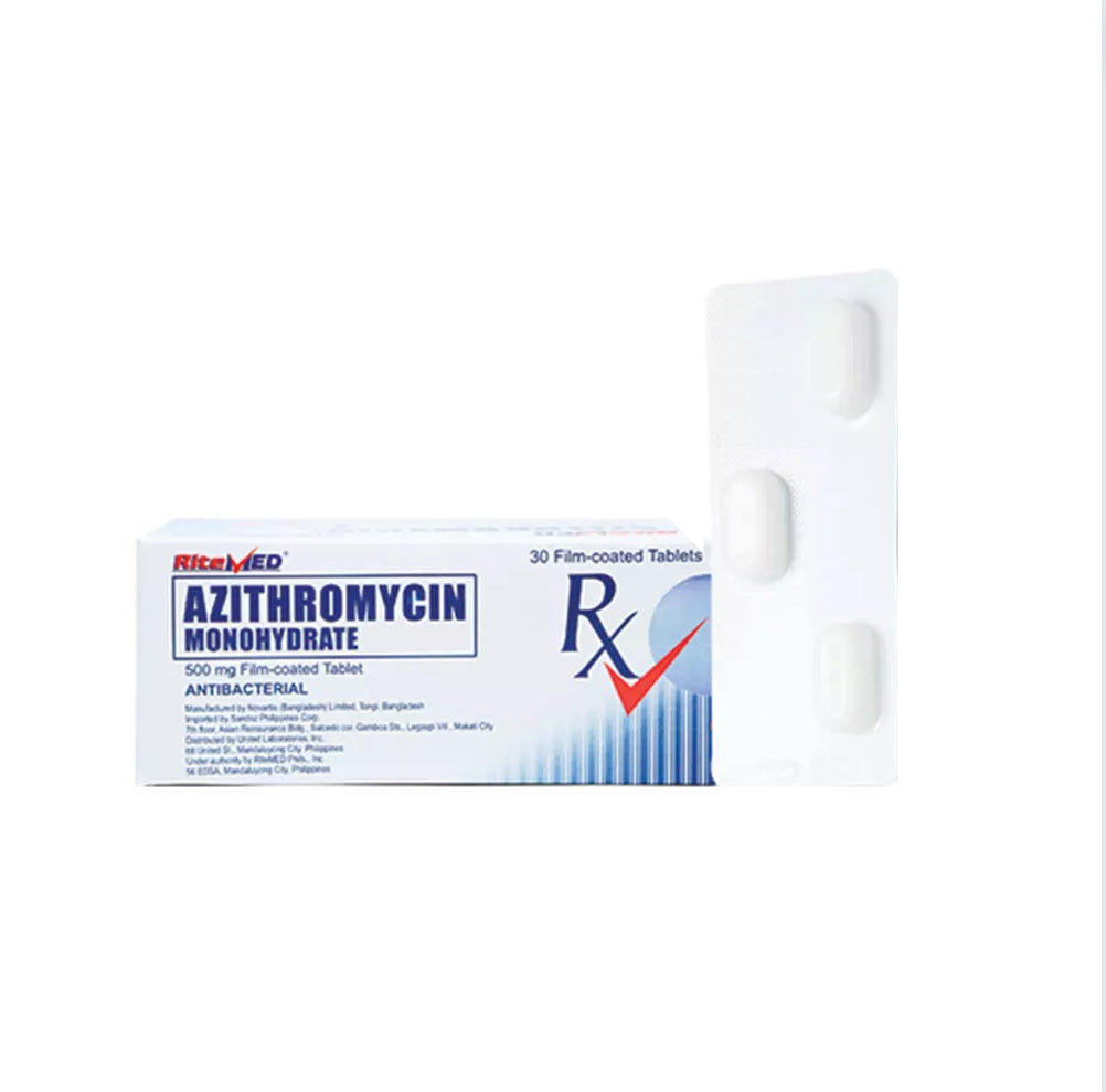 RITEMED ( Azithromycin ) 500mg Tablet x 1 – XalMeds