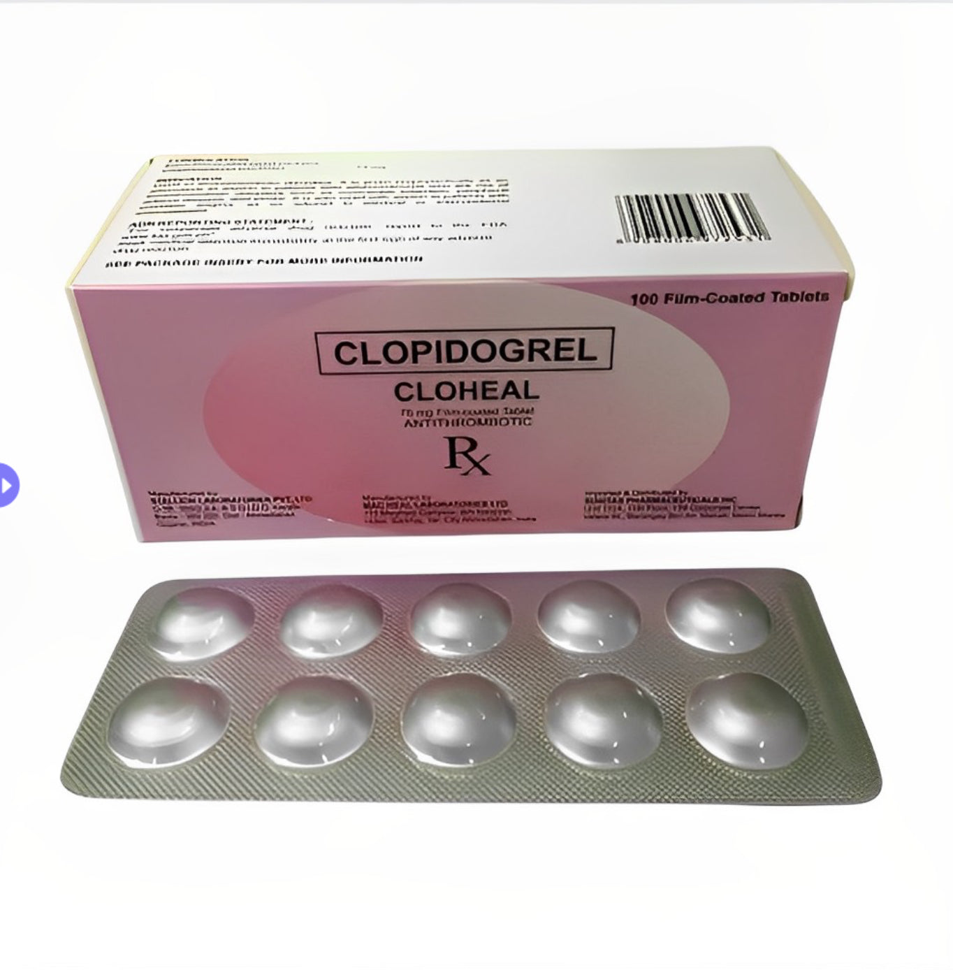 PLOGREL Clopidogrel 75mg Tablet x 1