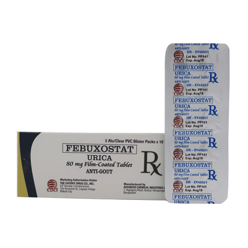 URICA  Febuxostat 80mg Tablet x 1