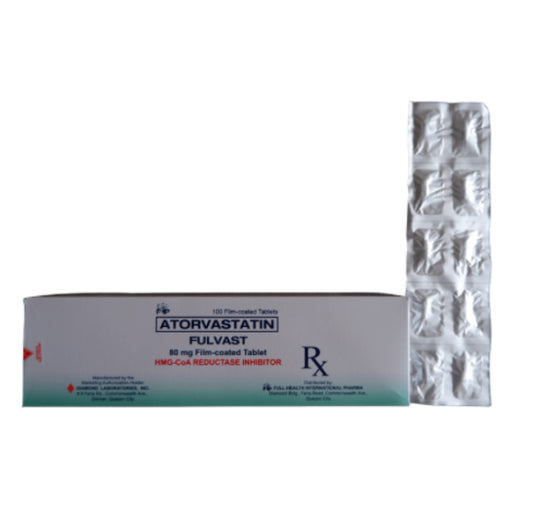 ITORVAZ (Atorvastatin) 80mg.Tablet x 1