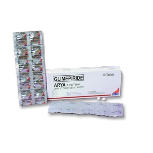 ARYA Glimeperide 1mg Tablet x 1