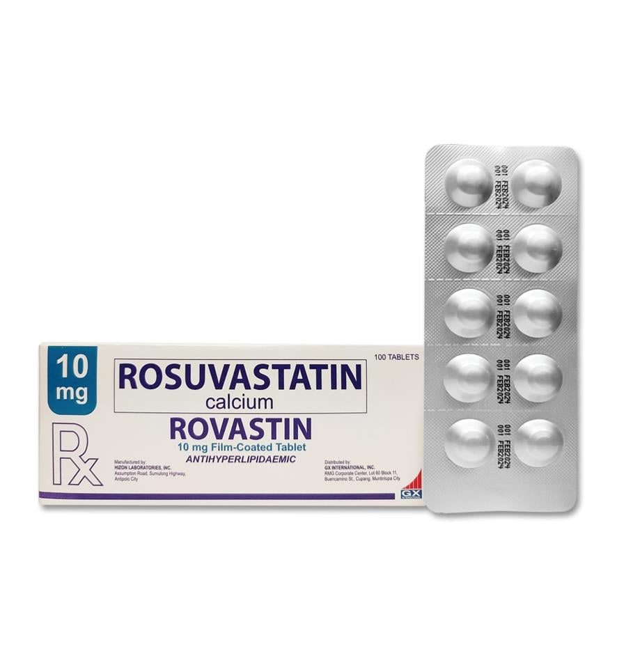 ROVASTIN Rosuvastatin 10mg Tablet x 1