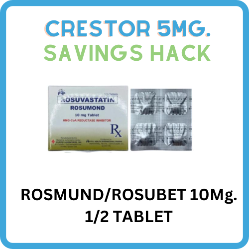 CRESTOR Rosuvastatin 5mg Tablet x 1