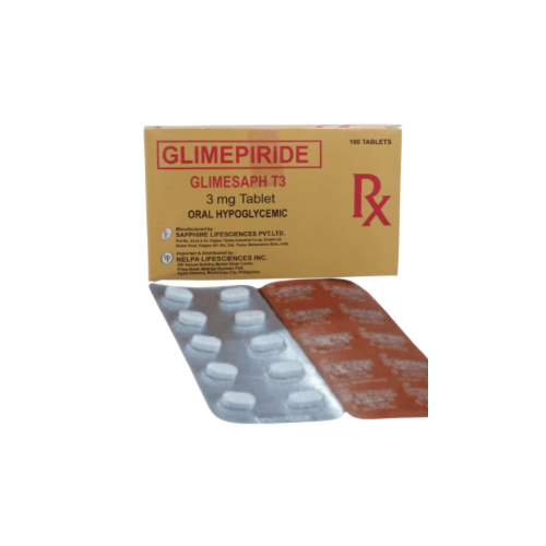 Glimeperide 3mg Tablet x 30s Monthly Maintenance Dose