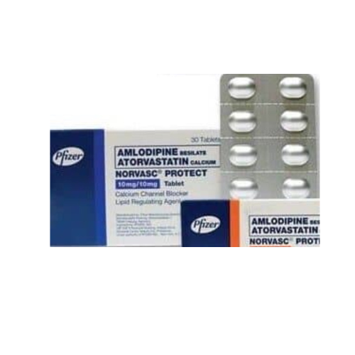 Norvasc Protect/Caduet (Amlodipine+Atorvastatin) 10mg./10mg. Tablet x1