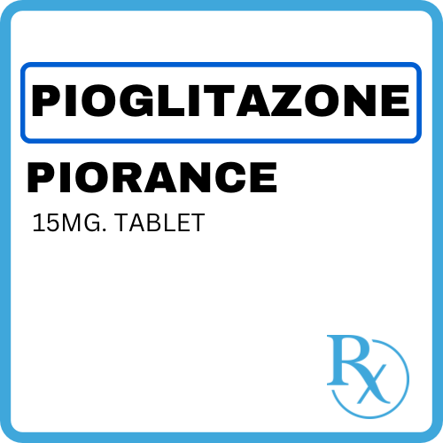 PIORANCE ( Pioglitazone ) 15mg Tablet x 1