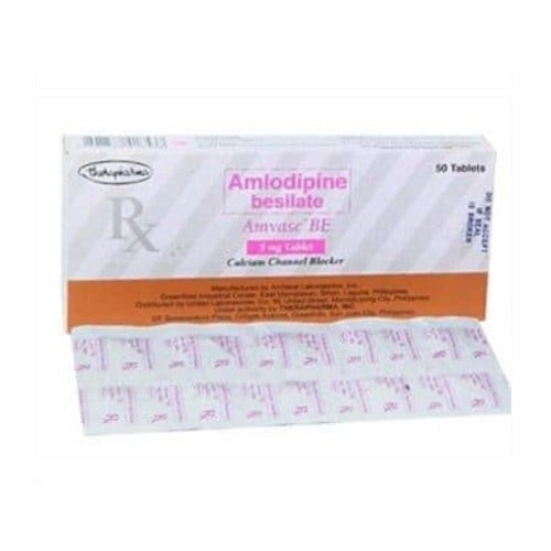 Amvasc (Amlodipine) 5mg. Tablet x 1 - XalMeds