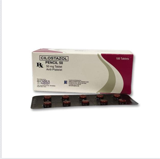 PENCIL Cilostazol 50mg Tablet x 1