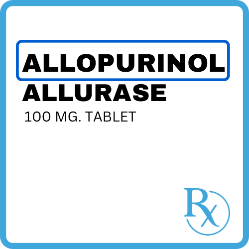 ALLURASE (Allopurinol) 100mg Tablet x 1