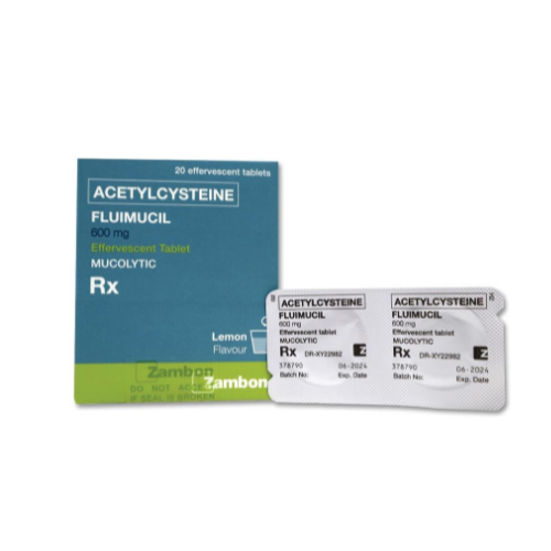 FLUIMUCIL ( Acetylcysteine ) 600mg Effervescent Tablet x 1