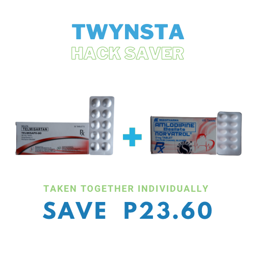 Twynsta (Telmisartan + Amlodipine) 80mg./5mg. Tablet x 1