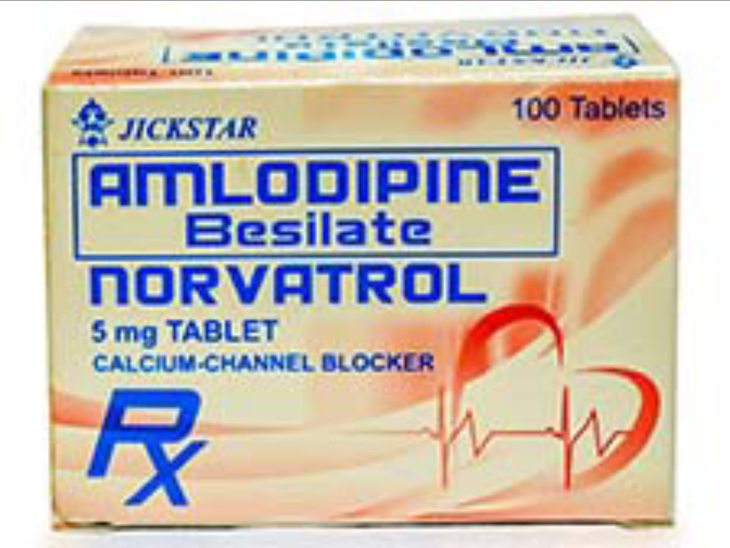 Norvasc (Amlodipine) 5mg. Tablet x 1