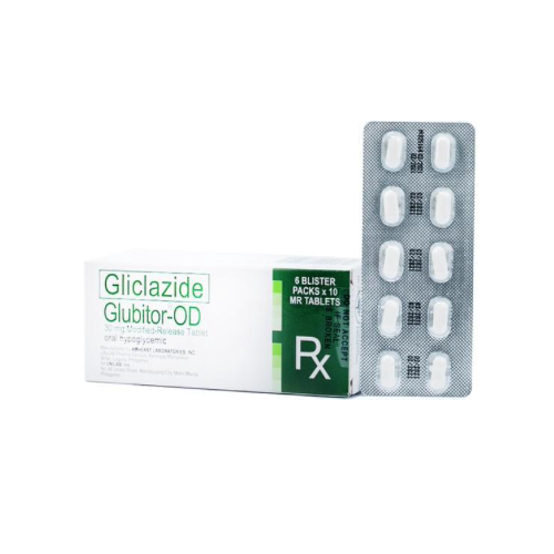 GLUBITOR OD  Gliclazide 30mg MR Tablet x 1