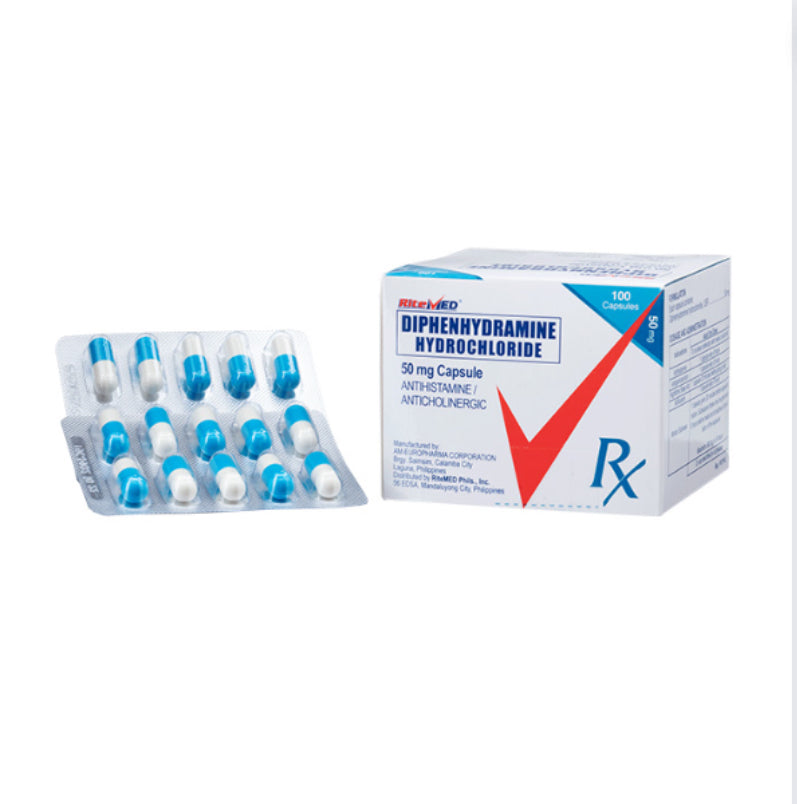 RITEMED  Diphenhydramine 25mg Capsule x 1
