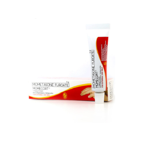 MOMECORT Mometasone 1mg./g. (0.1%) Topical Cream 5mg. x 1 Tube