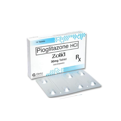 ZOLID ( Pioglitazone ) 30mg Tablet x 1