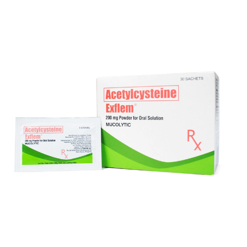 Xflem EXFLEM ( Acetylcysteine ) 600mg Sachet (6g) x 1 – XalMeds